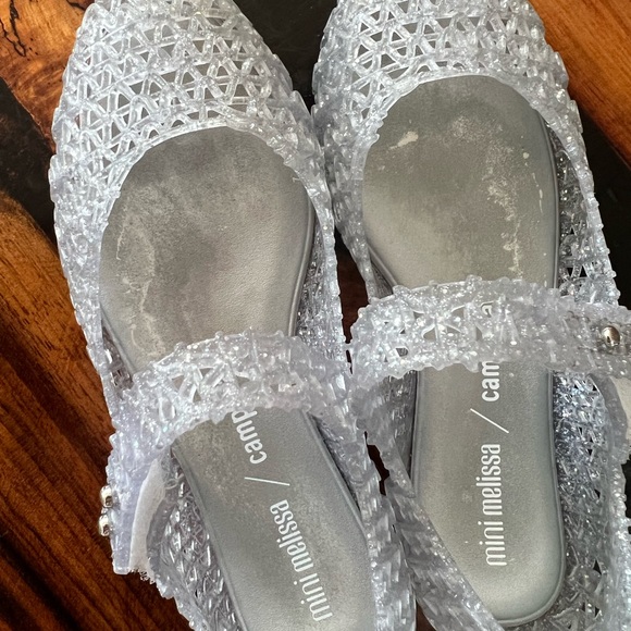 Mini Melissa Campana Papel Baby
Size: 11
Color: GLITTER HOLOGRAFIC gently worn - Picture 5 of 9
